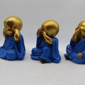 Buddha Sitting Medium,showpiece Decorative Statue Figurine God GiftBlue