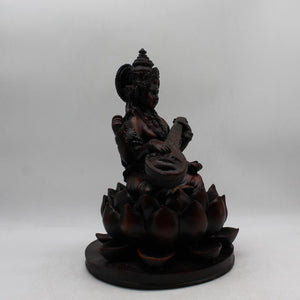 Saraswati mata God of Education Knowledge,Saraswati statue Idol Multi colour