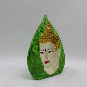 Buddha buddh buddha sitting medium Showpiece Multi color