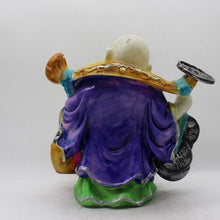 Load image into Gallery viewer, Lucky Laughing Buddha,statue,Happy sitting,showpeace,luckey man,Happy man White