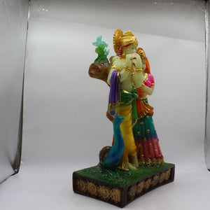 Radha Krishna,Radha Kanha Statue,for Home,office,temple,diwali Pooja multi color