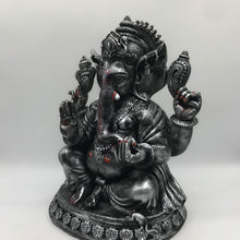 Load image into Gallery viewer, Ganesh Ganesha Ganpati Ganapati Hindu God Hindu God Ganesh fiber idol Silver
