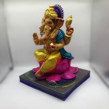 Load image into Gallery viewer, Ganesh Ganesha Ganpati Ganapati Hindu God Hindu God Ganesh fiber idol Multi Color