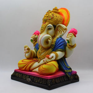 Indian Lord Ganesha Statue for Home & office decor, temple, diwali Pooja,Sitting statue of lord Ganesha