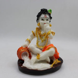 Lord Krishna Kanha Bal gopal Statue Home Temple Office decore Multi Color