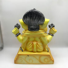 Load image into Gallery viewer, Ganesha Ganesh Ganpati Hindu Elephant God Diwali Pooja Ganpati fiber idol Yellow