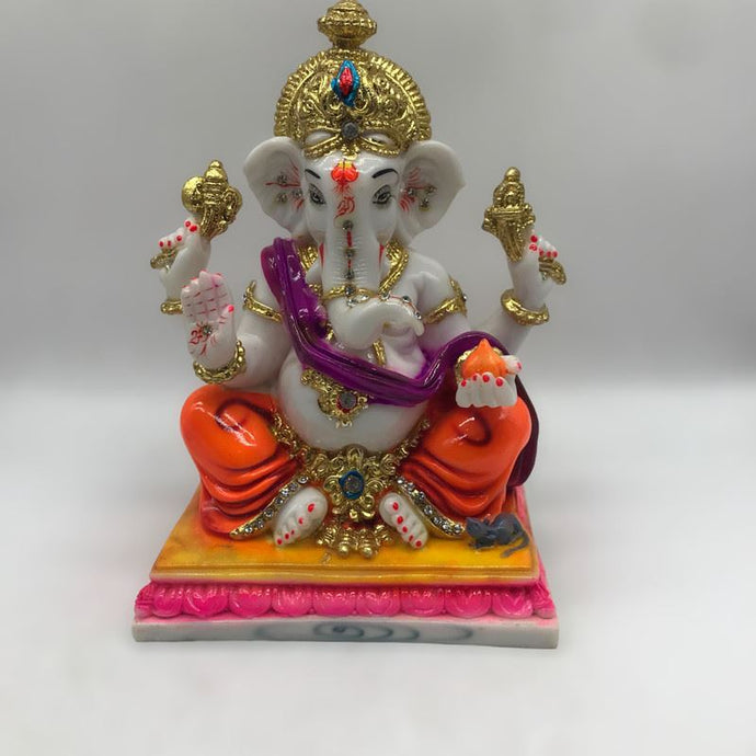 Ganesh Ganesha Ganpati Ganapati Hindu God Hindu God Ganesh fiber idol 1