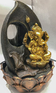 Ganesh Water Fountain Ganesha Zen Meditation Indoor Waterfall