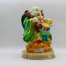 Load image into Gallery viewer, LuckyLaughing Buddha&amp;statue,Happy sitting,Home&amp;office Decor,showpeace,luckey man,Happy man