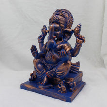 Load image into Gallery viewer, Ganesh Ganesha Ganpati Ganapati Hindu God Hindu God Ganesh fiber idol Purple