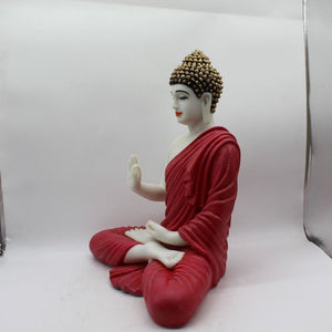 Buddha Sitting Medium,showpiece Decorative Statue Figurine God GiftWhite