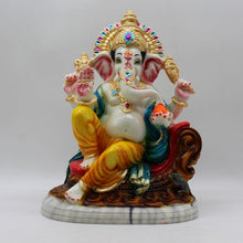 Load image into Gallery viewer, Indian Lord Ganesha Statue for Home &amp; office decor, temple, diwali Pooja,Sitting statue of lord Ganesha