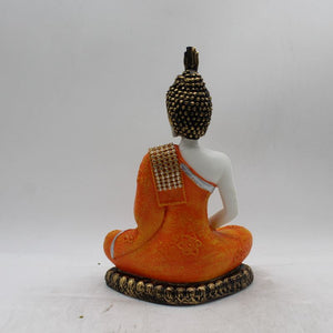 Buddha Sitting Medium,showpiece Decorative Statue Figurine God GiftWhite,Orange