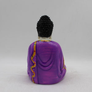 Buddha buddh buddha sitting medium Showpiece Multi color