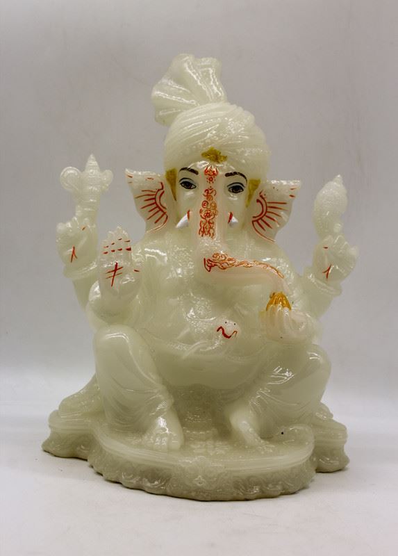Indian Fiber Lord Ganesha Statue for Home & office decor, temple, diwali Pooja