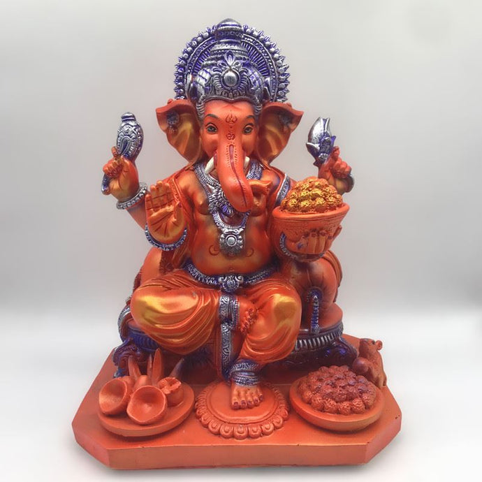 Ganesh Ganesha Ganpati Ganapati Hindu God Ganesh fiber idol