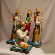 Load image into Gallery viewer, Ram Darbar, Ram Family, Ram,Sita,Laxman,Lakshman,Hanuman idol, statueMulti color