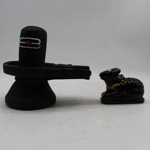 Shivling,Shiva Ling,Shiv Lingum,Shankar shivling with Black Nandi Black