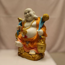 Load image into Gallery viewer, Lucky Laughing Buddha,statue,Happy sitting,luckey man,Happy man Multi color