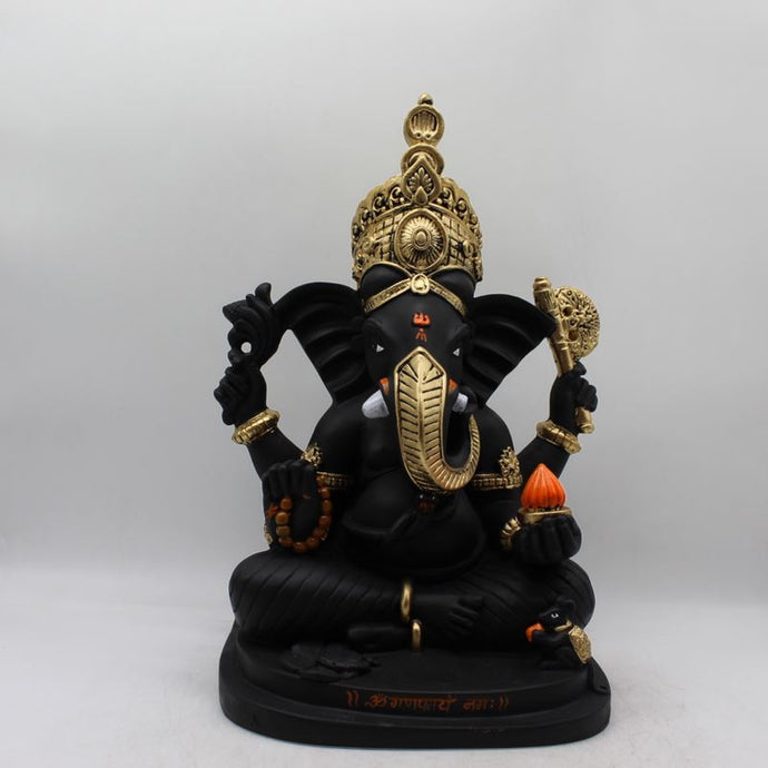 Lord Fancy Ganesha,Ganpati,Bal Ganesh,Ganesh vinayak,statue of Ganesha Black