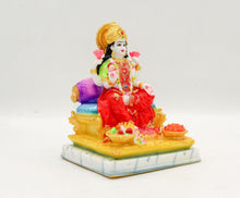 Load image into Gallery viewer, Laxmi Home-White Painted Fiber Bengali Laxmi Ma Idol-laxmi Maa Statue-Shakti Statue