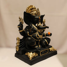Load image into Gallery viewer, Lord Ganesha, Ganpati, Bal Ganesh, Ganesh statue idolBlack