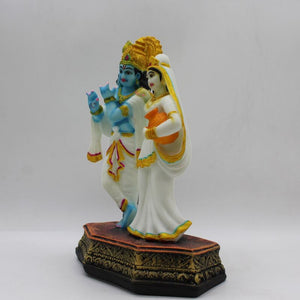 Indian Fiber Lord Radha Krishna Statue for Home & office decor, temple, diwali Pooja