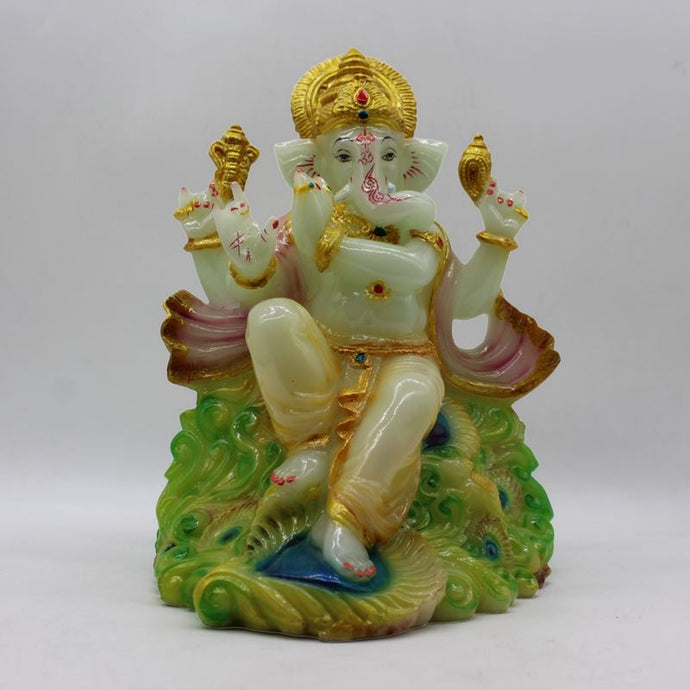 Indian Lord Ganesha Statue for Home & office decor, temple, diwali Pooja,Sitting statue of lord Ganesha