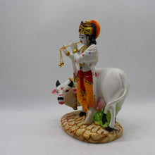 Load image into Gallery viewer, Indian Fiber Lord Krishna Statue for Home &amp; office decor, temple, diwali Pooja