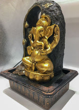 Load image into Gallery viewer, Ganesh Water Fountain Ganesha Zen Meditation Indoor Waterfall