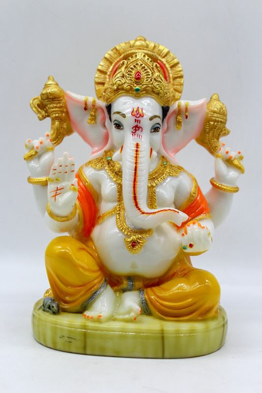 Indian Fiber Lord Ganesha Statue for Home & office decor, temple, diwali Pooja