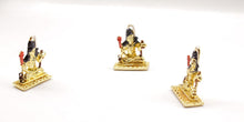 Load image into Gallery viewer, LORD SHANKAR GOLD COLOR SHANKAR CAR DASH BOARD SMALL STATUE HINDU METAL