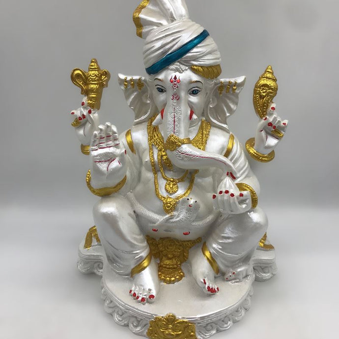 Ganesh Ganesha Ganpati Ganapati Hindu God Hindu God Ganesh fiber idol 1