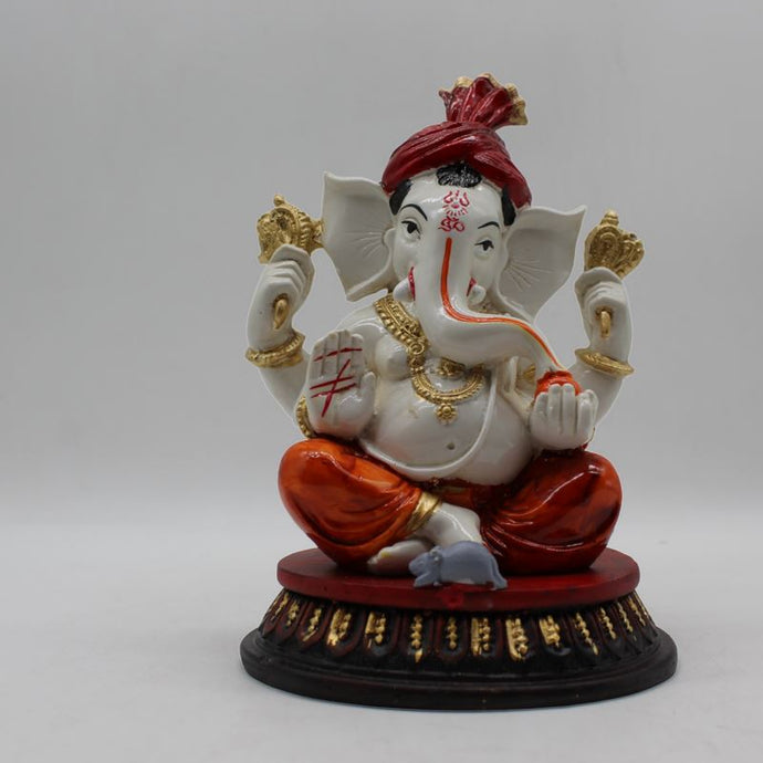 Indian Lord Ganesha Statue for Home & office decor, temple, diwali Pooja,Sitting statue of lord Ganesha