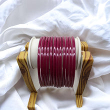 Load image into Gallery viewer, Indian Glass Bangles Bracelet For Women Indian Bangle Set Of 12