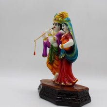 Load image into Gallery viewer, Indian Fiber Lord Radha Krishna Statue for Home &amp; office decor, temple, diwali Pooja