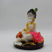 Load image into Gallery viewer, Indian Fiber Lord Krishna Statue for Home &amp; office decor, temple, diwali Pooja