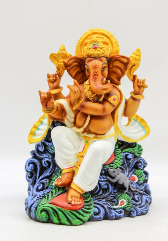 Indian Fiber Lord Ganesha Statue for Home & office decor, temple, diwali Pooja