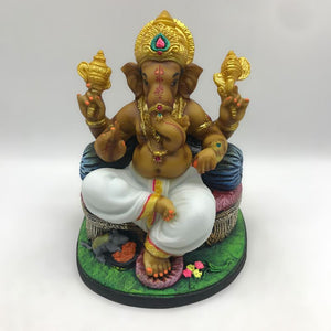 Ganesh Ganesha Ganpati Ganapati Hindu God Hindu God Ganesh fiber idol 1