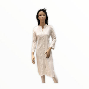 Women's Cotton Embroidered Kurta Kurti