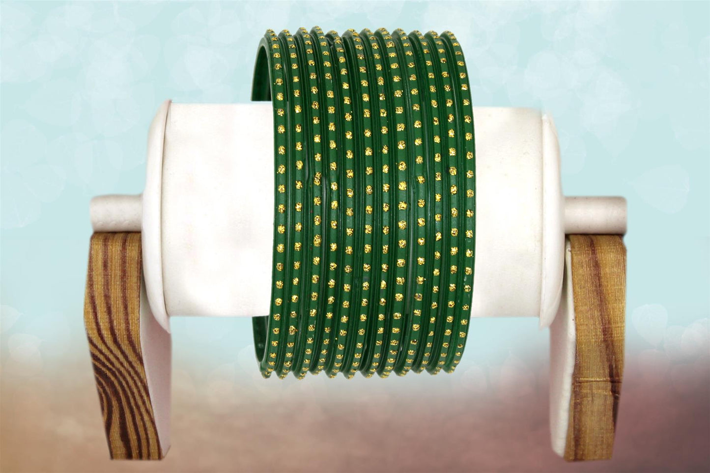 Indian Glass Bangles Set Dot Pattern Bollywood Style Wedding Favour