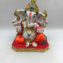 Load image into Gallery viewer, Ganesh Ganesha Ganpati Ganapati Hindu God Hindu God Ganesh fiber idol 1