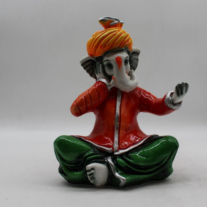 Indian Lord Ganesha Statue for Home & office decor, temple, diwali Pooja,Sitting statue of lord Ganesha