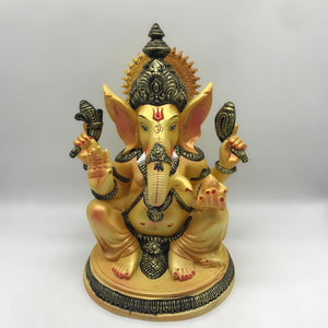 Ganesh Ganesha Ganpati Ganapati Hindu God Hindu God Ganesh fiber idol,FancyYellow