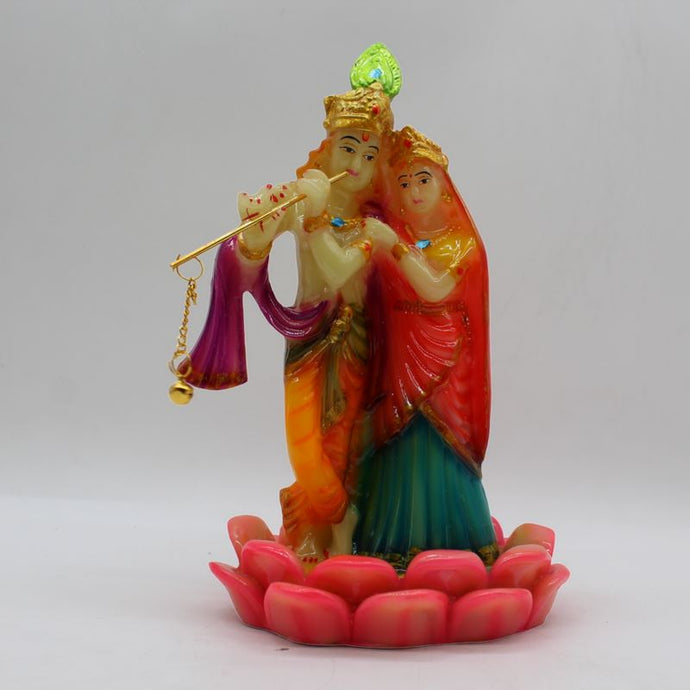 Indian Fiber Lord Radha Krishna Statue for Home & office decor, temple, diwali Pooja