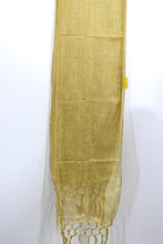 Load image into Gallery viewer, Men&#39;s Silk Crush Dupatta - Stole Chunni For Sherwani - Non Stretch size 26 x 250 cm - Stretched size 44 x 250 cm