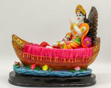 Load image into Gallery viewer, Lord Krishna and radha Hindu God Statue Idol, Sitting statue of lord Krishna and Radha, RADHA KRISHNA GOPALA HARE ANTIQUE MINI STATUE HINDU POOJA TEMPLE