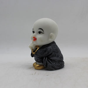 Buddha Sitting Medium,showpiece Decorative Statue Figurine God GiftWhite