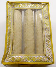 Load image into Gallery viewer, 3 Roll Bangle Bracelet Cover Bag INDIAN Chudi Kangan Watch Travel Cases Storage