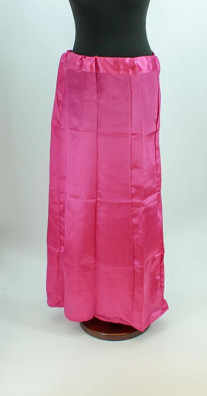 Indian Satin Silk Petticoat Inskirt Lining For Sari
